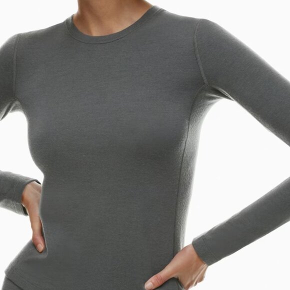 TNA | TnAction  | Brink Merino Wool Long Sleeve | Black - Picture 6 of 14